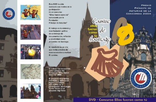 cartula DVD Camino de Santiago cST