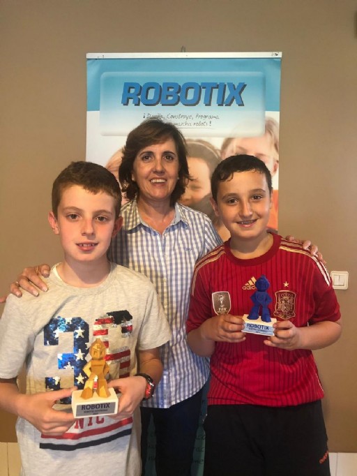 Emilio y Jorge ganadores en Robotix